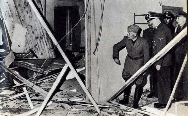 Место покушения на Гитлера 20 июля 1944 года
