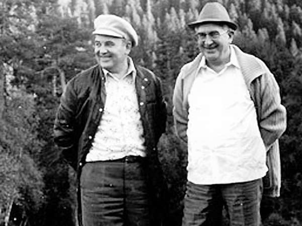 Горбачев (слева) и Андропов (справа)