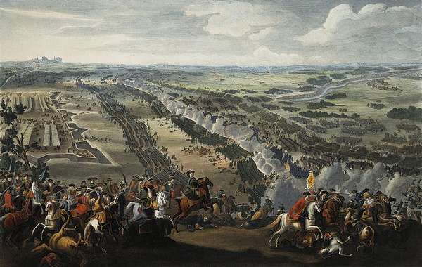 Денис Мартен. «Полтавская битва», 1726 г.