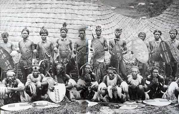 Империя Зулу до 1828 года.