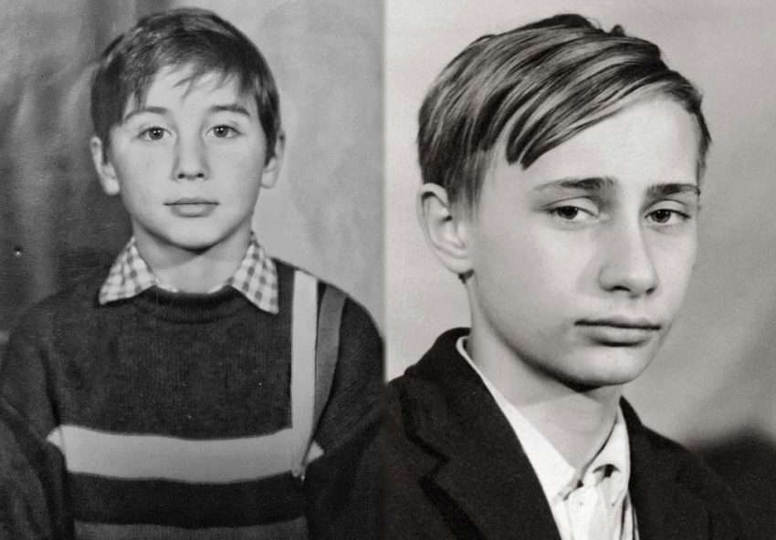 Молодой путин фото в молодости и сейчас фото